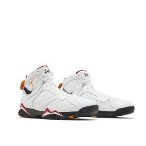 Jordan 7 Retro 'Cardinal' 2022 White Sneakers